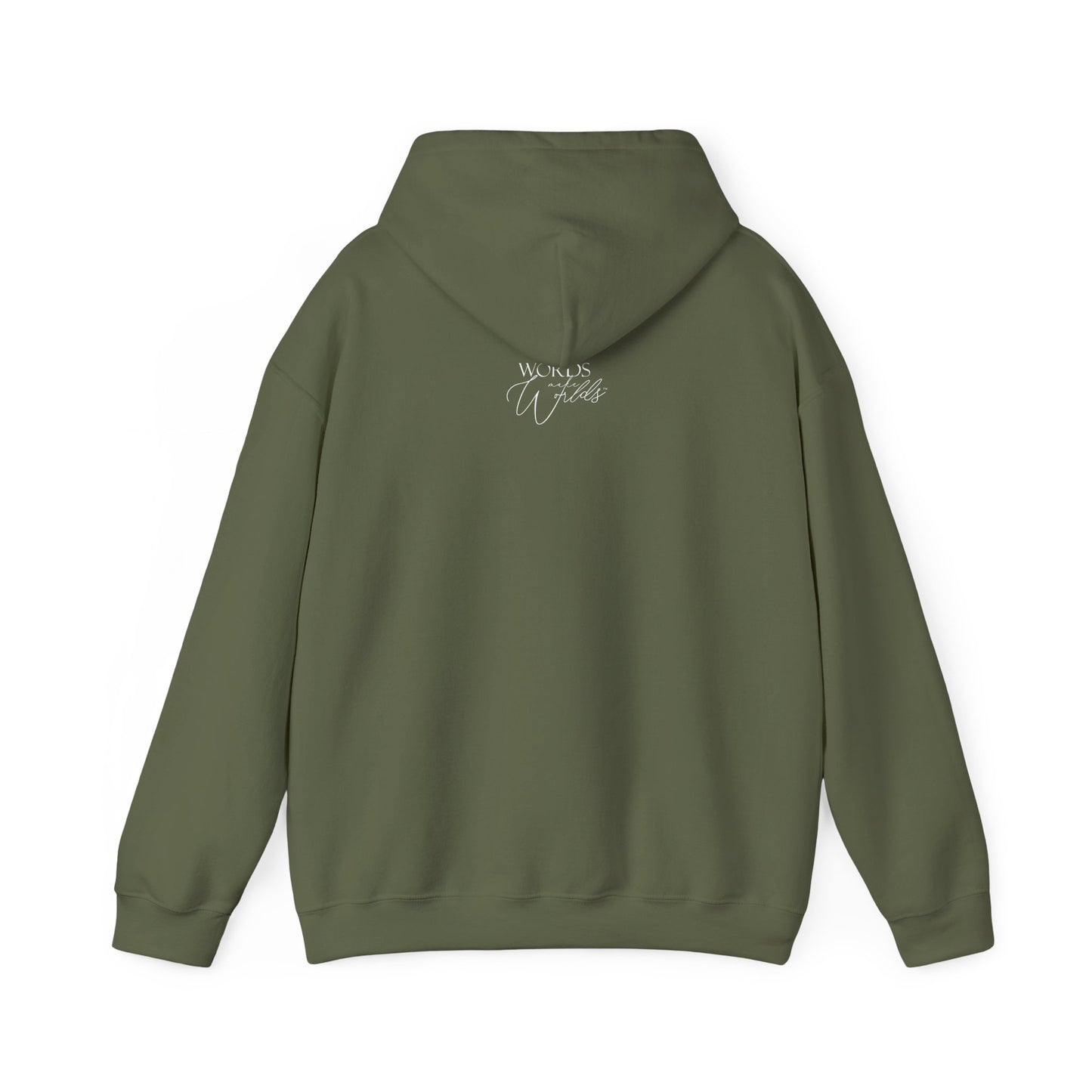 Unisex Heavy Blend Hoodie - "Broken Restored Rebuilt" - Motivational Gift for Him or Her
