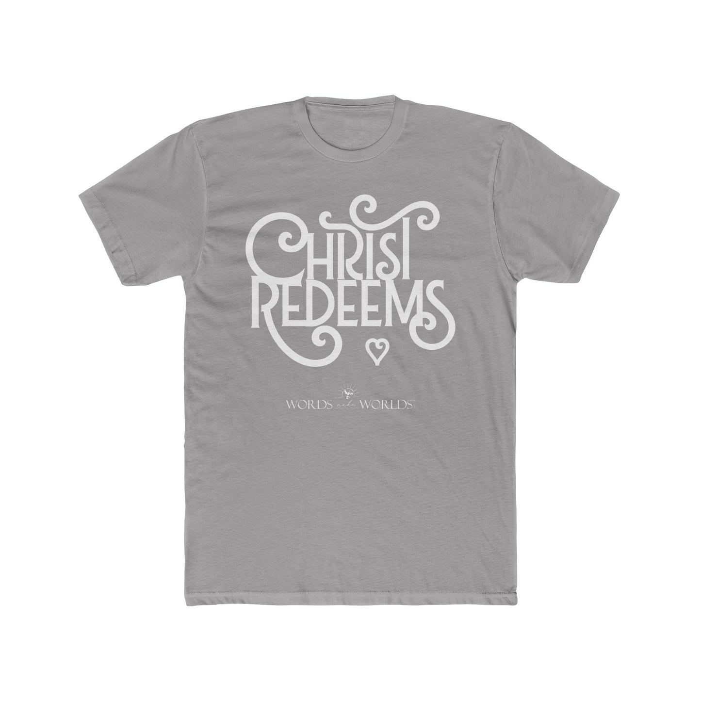 Christ Redeems Unisex Cotton Crew Tee - Bold Faith-Inspired Graphic Tee