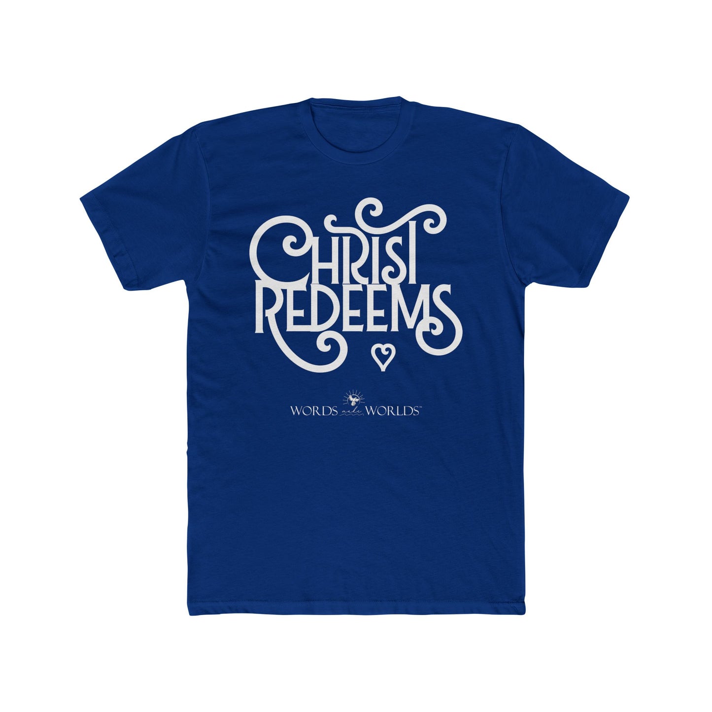 Christ Redeems Unisex Cotton Crew Tee - Bold Faith-Inspired Graphic Tee