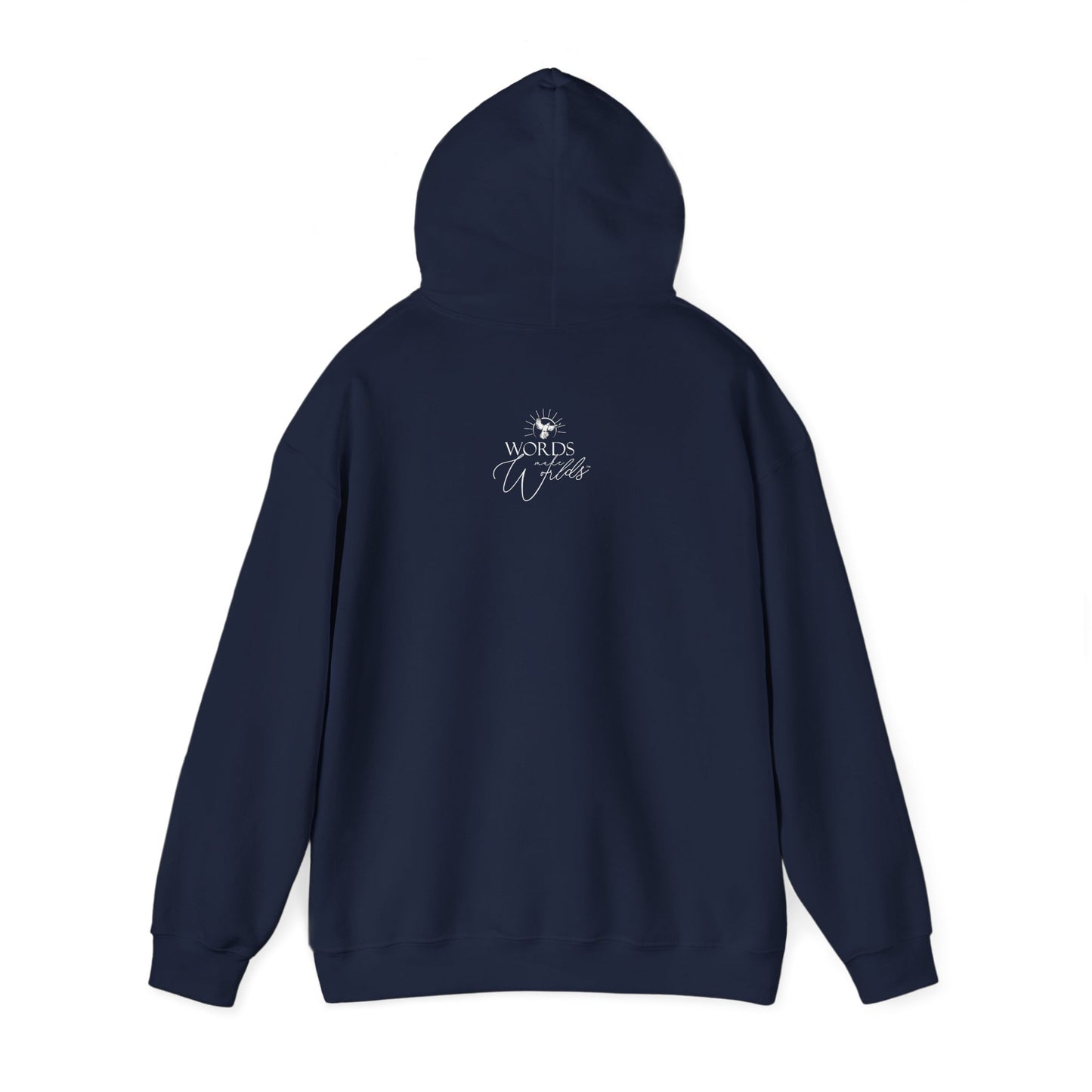 Unisex Heavy Blend Hoodie - "Broken Restored Rebuilt" - Motivational Gift for Him or Her