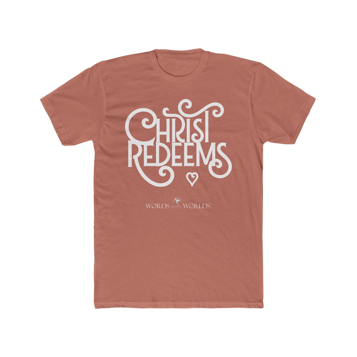 Christ Redeems Unisex Cotton Crew Tee - Bold Faith-Inspired Graphic Tee